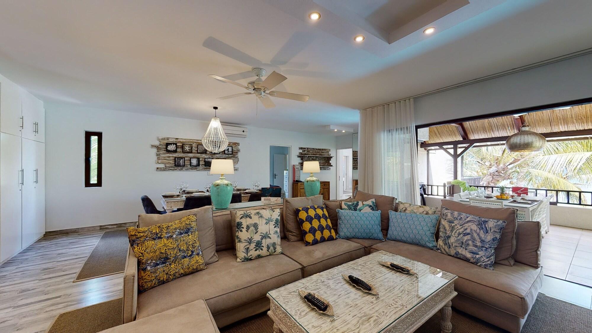 Bel Azur Beach Residence With Lov Trou aux Biches Luaran gambar