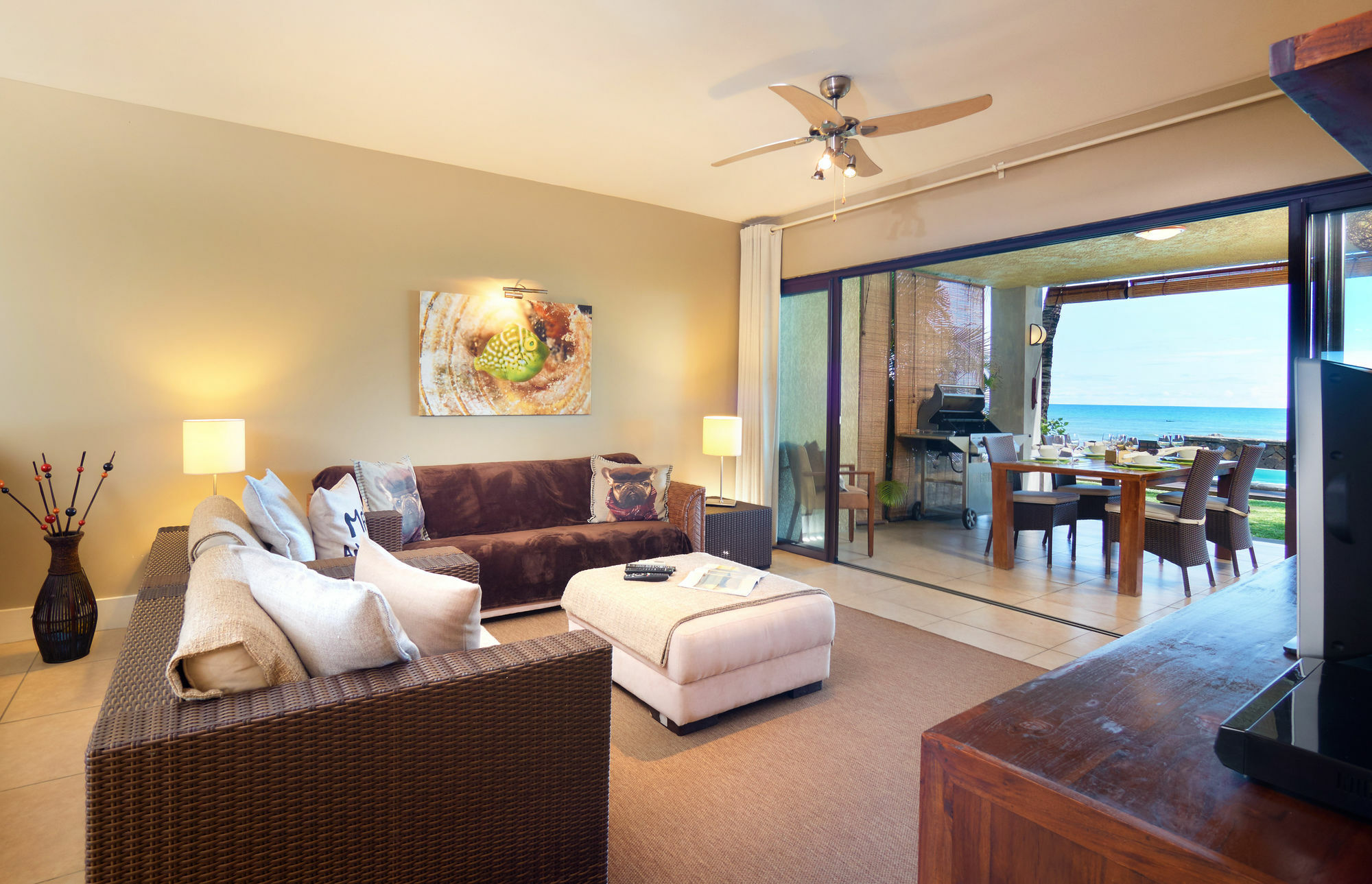 Bel Azur Beach Residence With Lov Trou aux Biches Luaran gambar